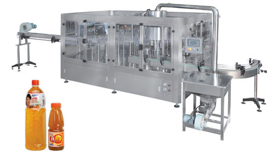 4 de aço inoxidável em 1 máquina de engarrafamento automatizada 6000 BPH