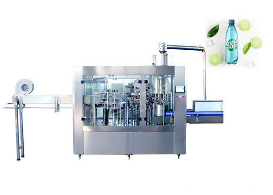 SUS304 3 em 1 máquina de enchimento e tampando de enxaguadela automática
